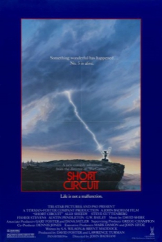 poster Corto circuito  (1986)
