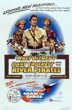 poster Davy Crockett y los piratas del rio  (1956)