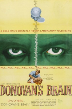 poster El cerebro de Donovan  (1953)