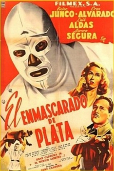 poster El enmascarado de plata  (1954)