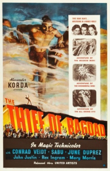 poster El ladron de Bagdad  (1940)