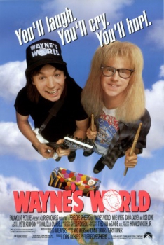 poster El mundo según Wayne  (1992)