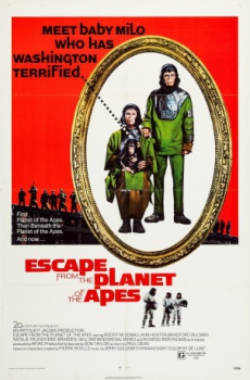 poster El planeta de los simios 3 - Escape del planeta de los simios  (1971)
