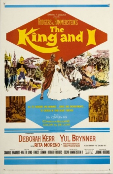 poster El Rey y yo  (1956)