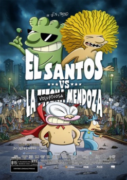 poster El Santos vs la Tetona Mendoza  (2012)