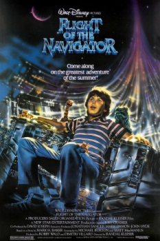 poster El vuelo del navegante  (1986)