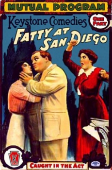 poster Fatty y Mabel en la Exposición de San Diego