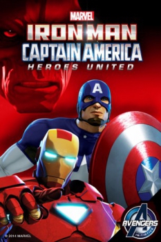 poster Iron Man y Capitán América: Héroes Unidos 2  (2014)
