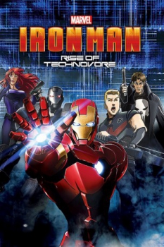 poster Iron Man: La rebelión del technivoro  (2013)