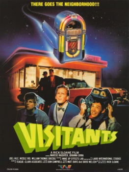 poster Los visitantes  (1986)