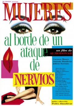 poster Mujeres al borde de un ataque de nervios  (1988)