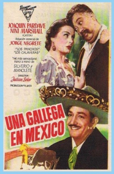 poster Una gallega en México  (1949)