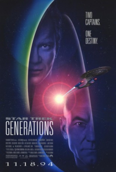 poster Viaje a las estrellas 07: Generaciones  (1994)