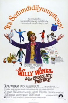 poster Willy Wonka y la fábrica de chocolate  (1971)