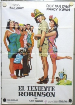 poster El teniente Robinson