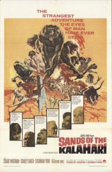 poster Las arenas del Kalahari  (1965)