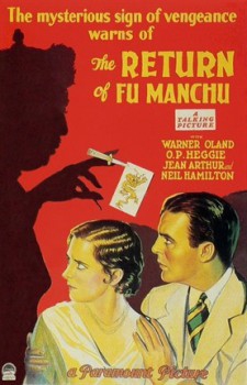 poster El regreso del Dr. Fu Manchú  (1930)