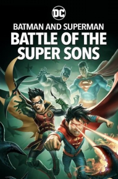 poster Batman y Superman: La Batalla de los Super hijos  (2022)