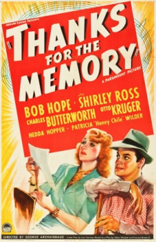 poster Gracias por el recuerdo  (1938)