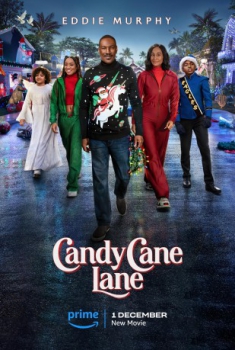 poster Navidad en Candy Cane Lane  (2023)