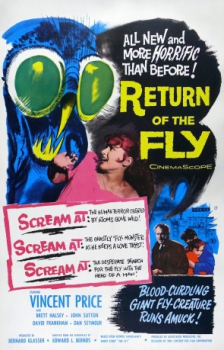 poster El regreso de la mosca  (1959)