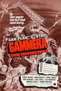 poster Gammera el invencible  (1966)