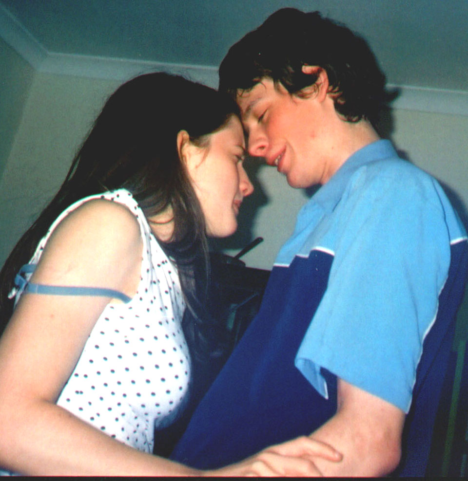 peter contemplates their love, sock holds down the vom...