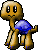 sneezing turtle, gold & blue