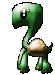 running turtle, green & brown