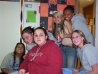 Liz, Sara, Tara, Becky Z, Tasha, & Becky...hanging in the dorm room