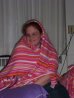 Cathy...hiding in the blanket