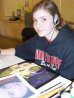 Jess...working on her foundations 2 project