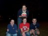 Megan, Jess, Steve, & I...winding down after hitting a volleyball around outside stu east
