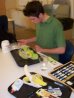 Duncan...working on his foundations 2 banana scultures