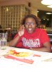 Amber...being odd at steak 'n shake