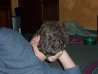 Chris...his head from behind