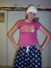 Becky...in her new hat and jason's pj pants