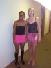 Tasha & Becky...dressed as strippers