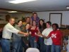Chuck, Natalie, Jason, Jackie, Becky, Jessica, Me, Kylie, and Amber...toasting at new year's eve