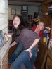 Becky & I...being scary oddballs