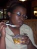 Amber...eating ice cream
