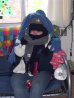 Tuesday...buried in scarves, hats, and gloves