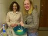 Amber & Jess...baking in the floor kitchen