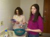 Amber R & I...baking