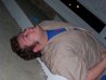 Chris...laying around at the bandshell