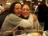 Sara & Kaicy...hugging at steak 'n shake