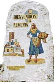 monolito situado en la confluencia de las provincias de Almer�a y Murcia, en la carretera nacional 340