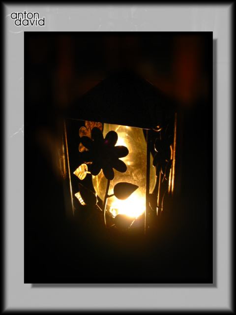 Lantern.  Gaussian blur.