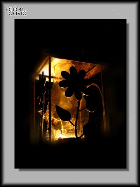 Lantern.  Gaussian blur.