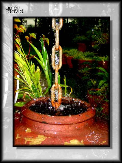 Rain and chain.